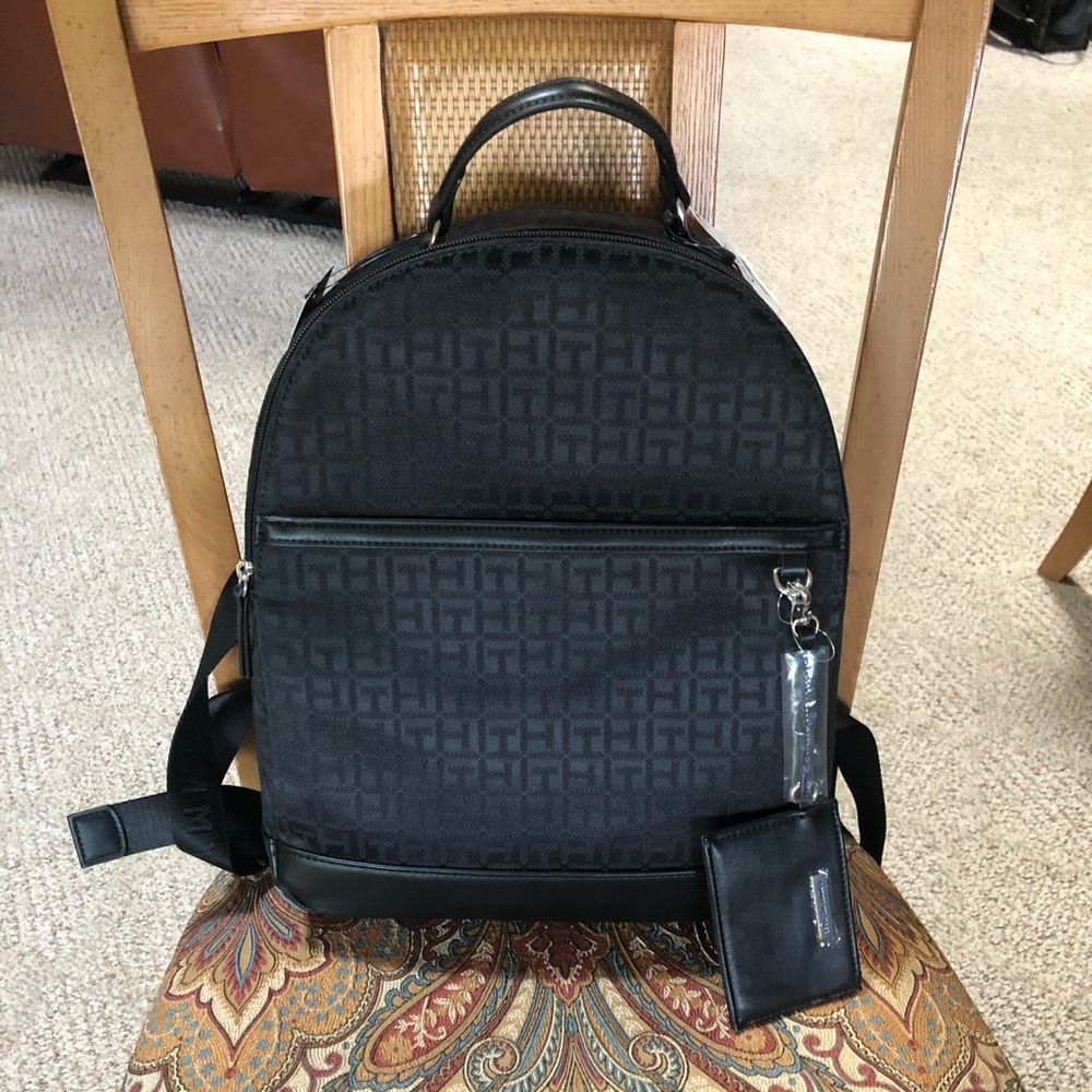 🎒🔥Tommy Hilfiger Backpack/Card Holder New!!!🎒🔥